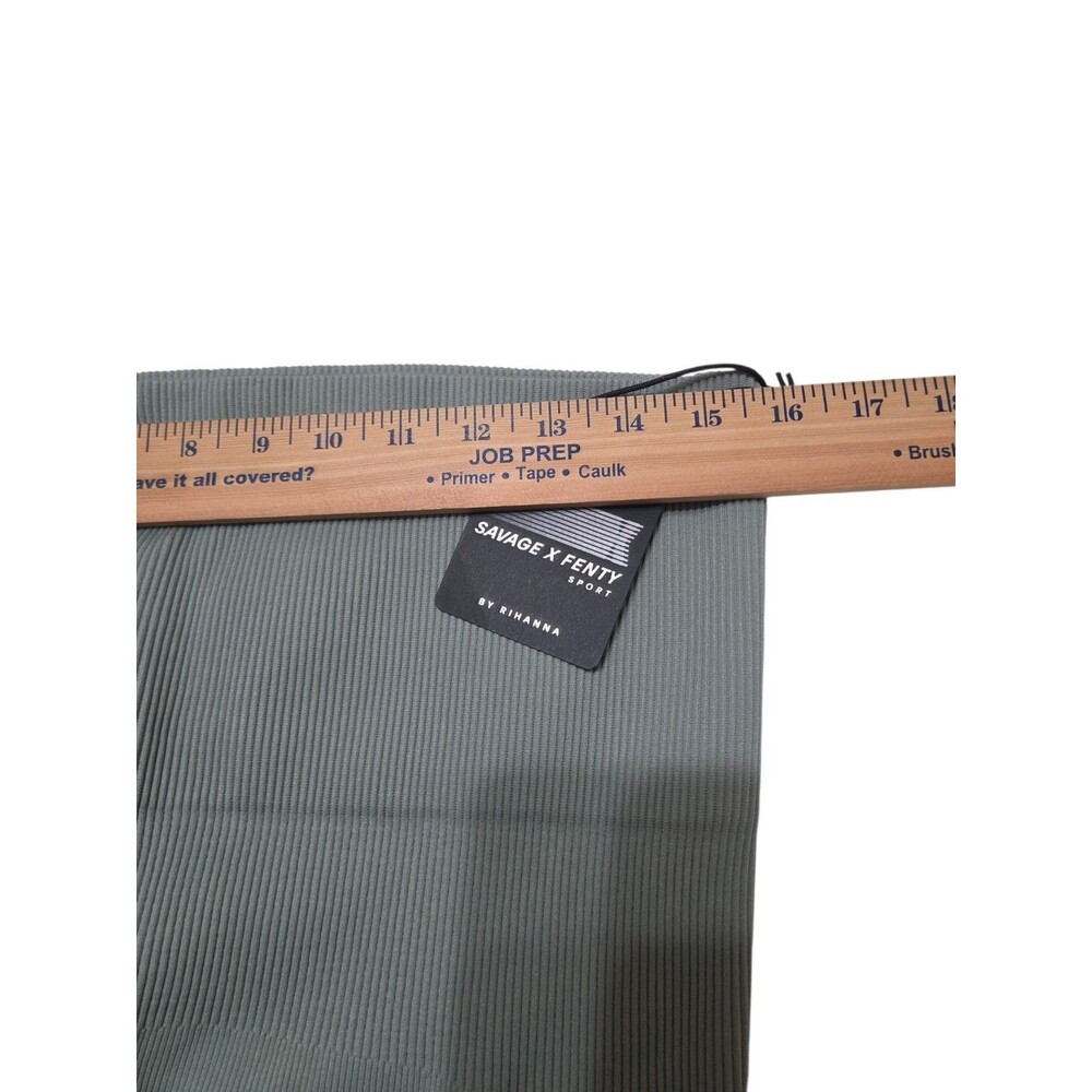 NWT Savage X Fenty High Waist Ribbed Leggings Women's Plus 3X Muted Green F9.1 - Picture 8 of 11